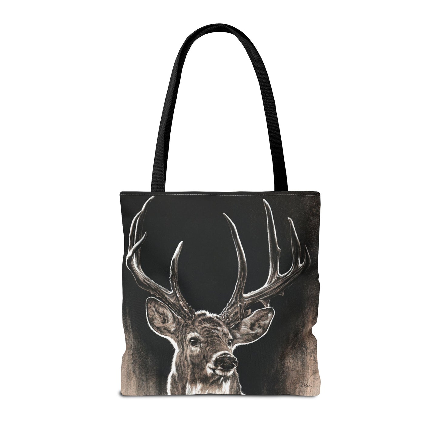 "Backlit Buck" Tote Bag