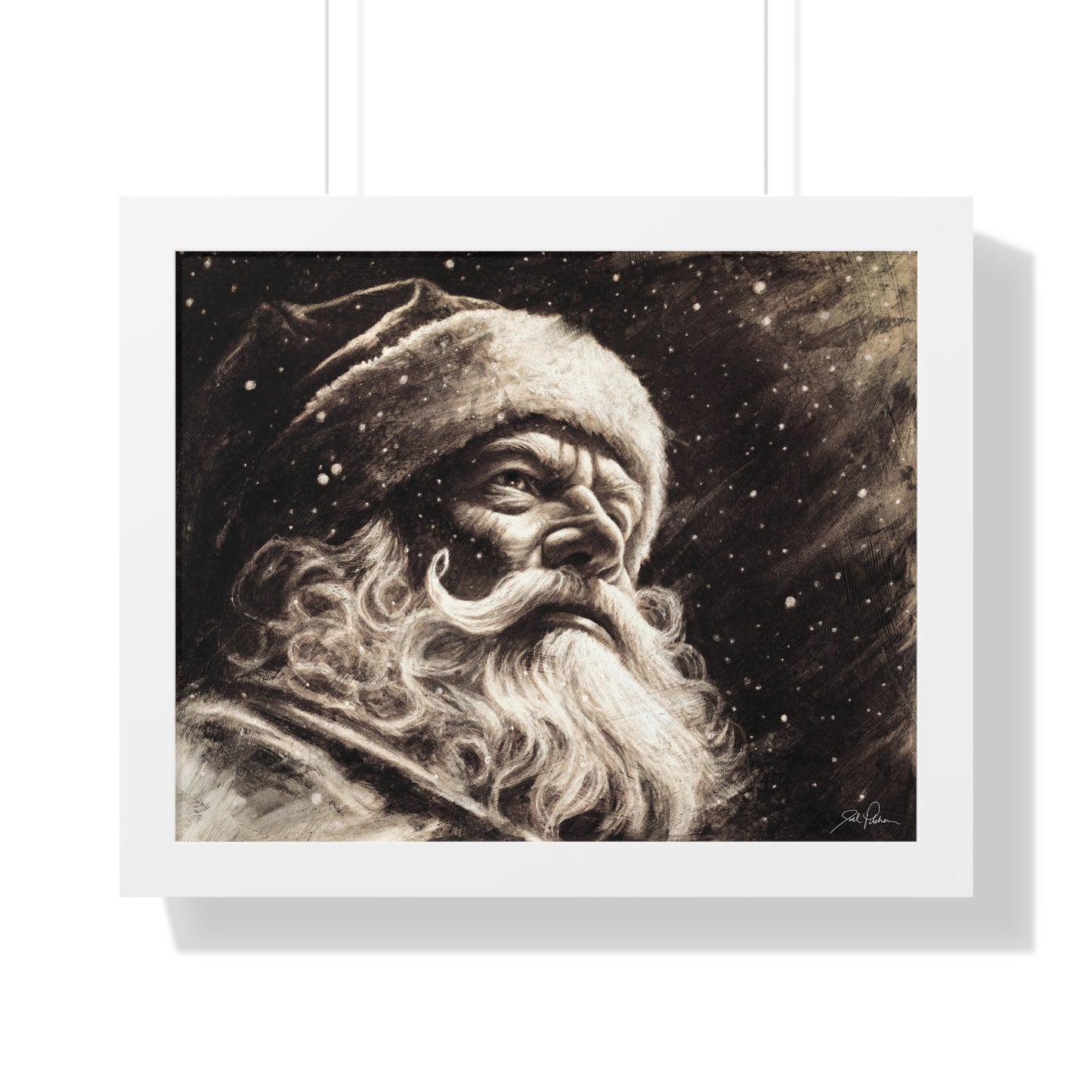 "Kris Kringle" Framed Paper Print