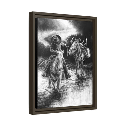 "Shallow Crossing" Framed Canvas
