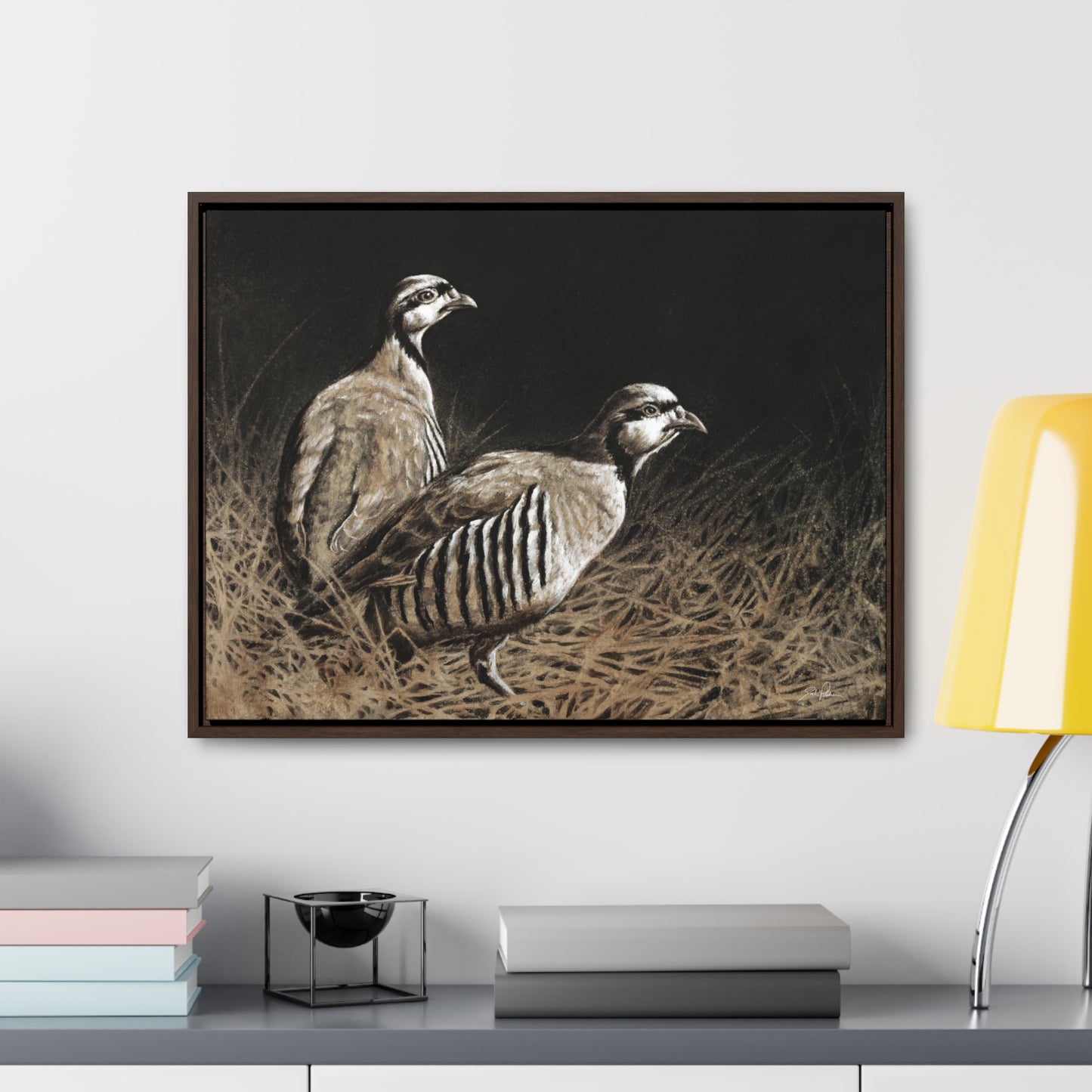 "Chukars" Gallery Wrapped/Framed Canvas