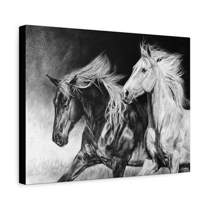 "Dynamic Duo" Stretched Canvas