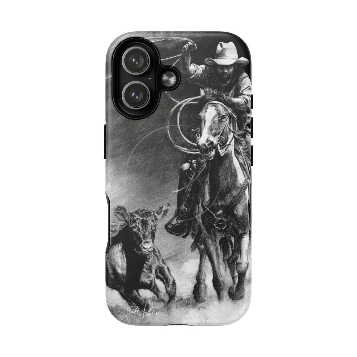 "Calf Roping" Magnetic Tough Case