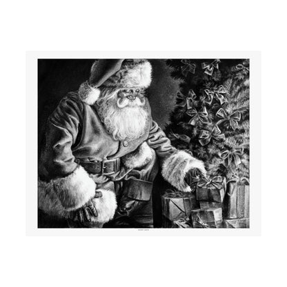 "Secret Santa" Premium Matte Paper Print