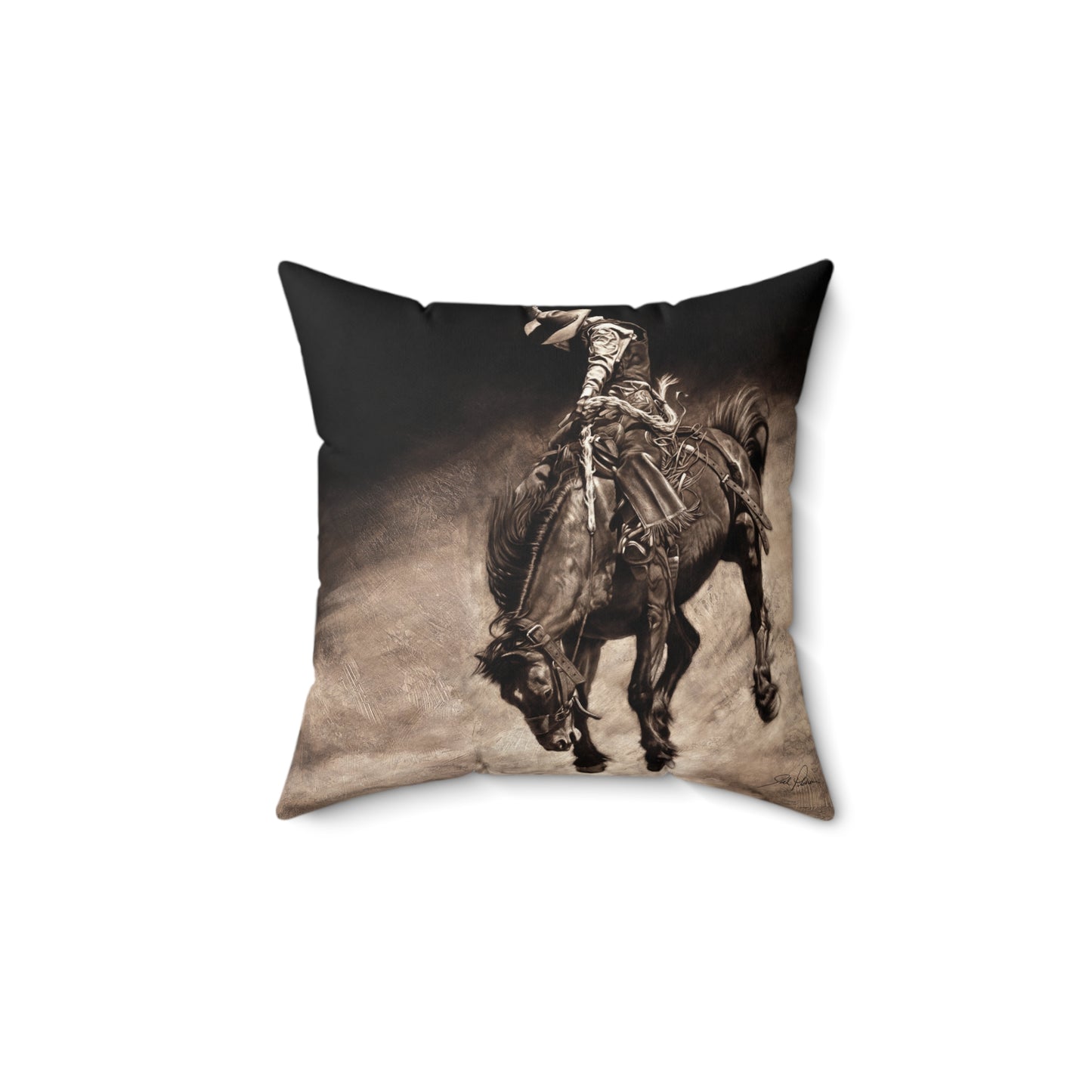 "Giddy Up" Square Pillow.
