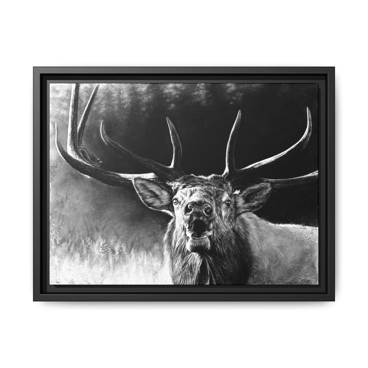 "Battle Cry" Framed Canvas