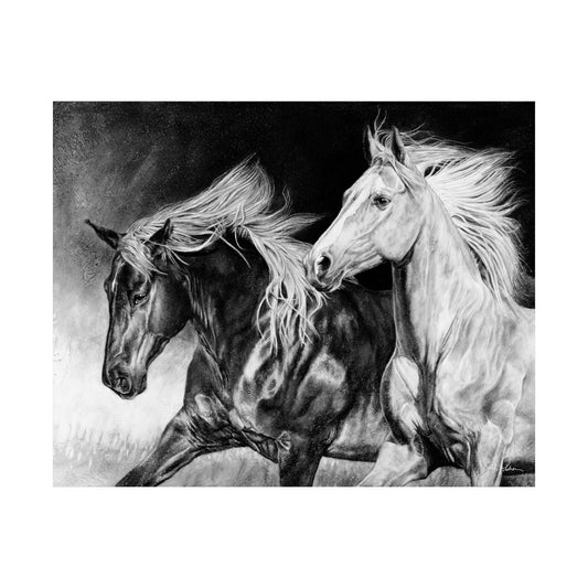 "Dynamic Duo" Premium Matte Paper Print