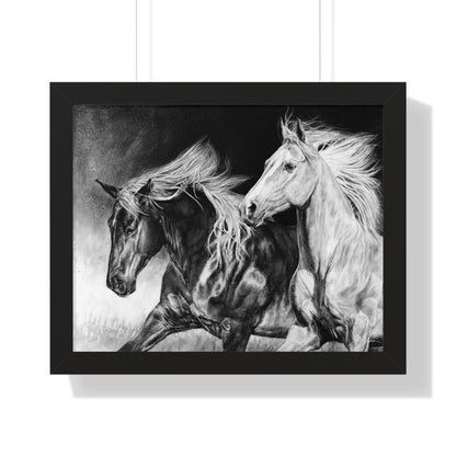 "Dynamic Duo" Framed Paper Print