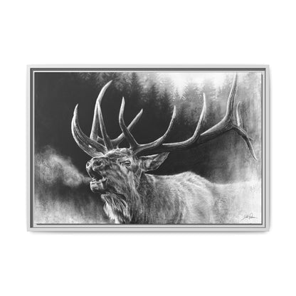 "Bugle Boy" Framed Canvas