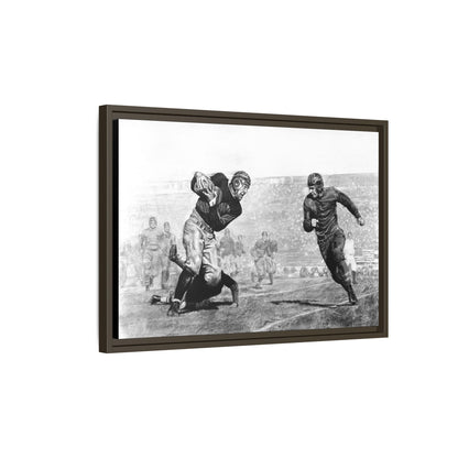 "Leatherheads" Framed Canvas