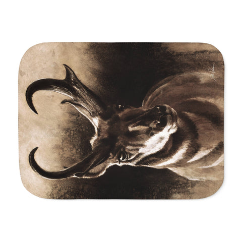 "Pronghorn" Sherpa Blanket.