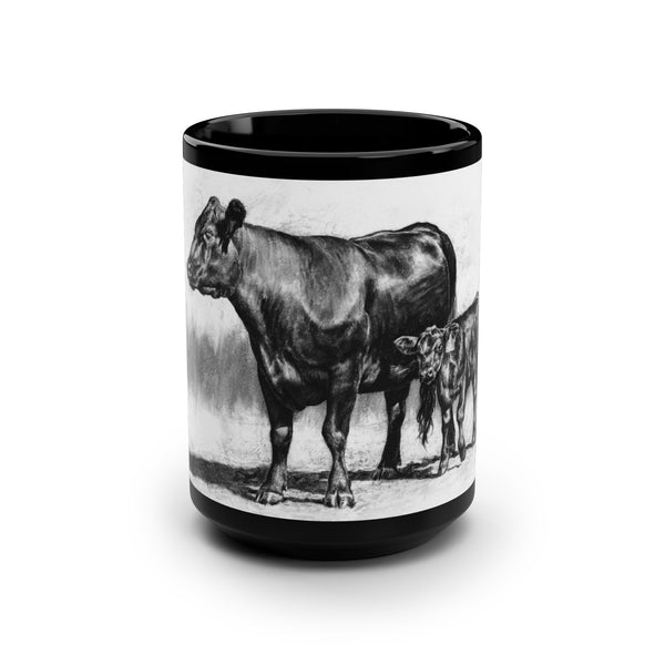 Mama Cow & Calf" 15oz Mug