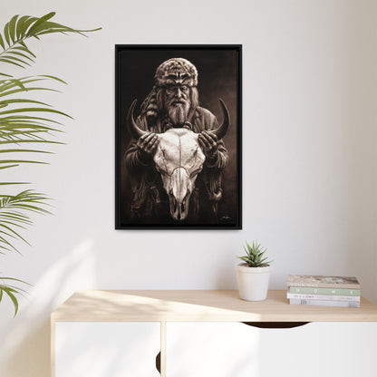 "Legends of the West" Framed Canvas