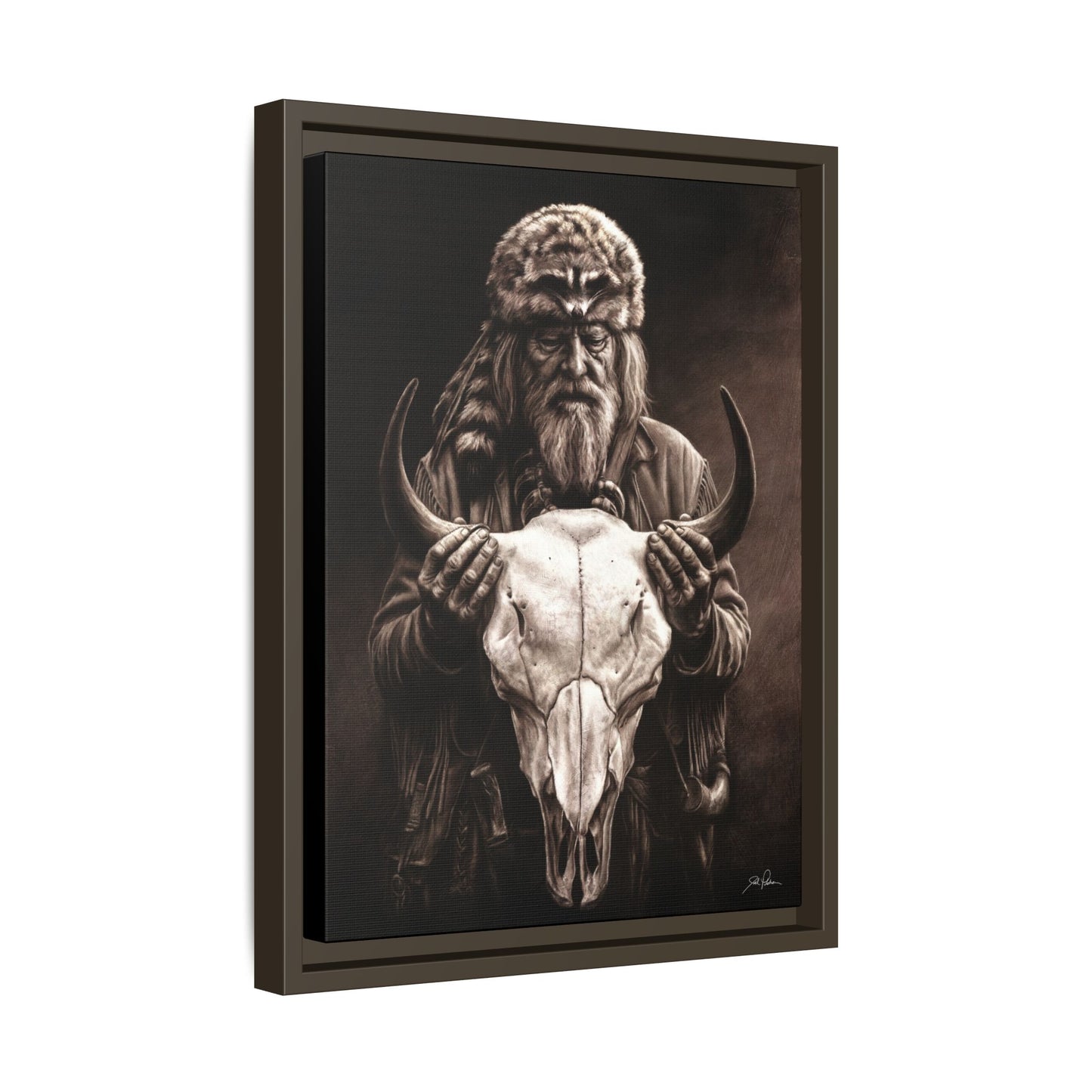 "Legends of the West" Framed Canvas
