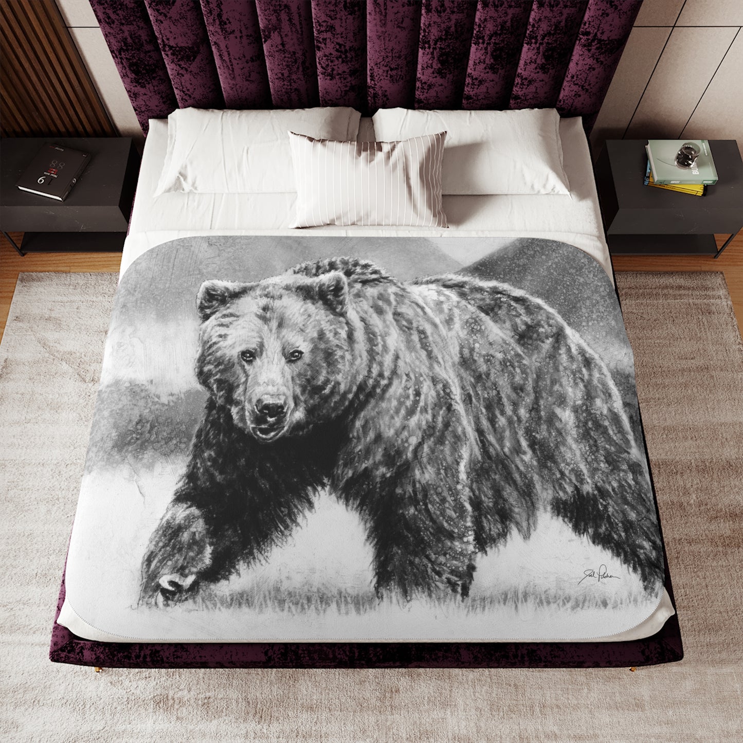 "Grizzly II" Sherpa Blanket.