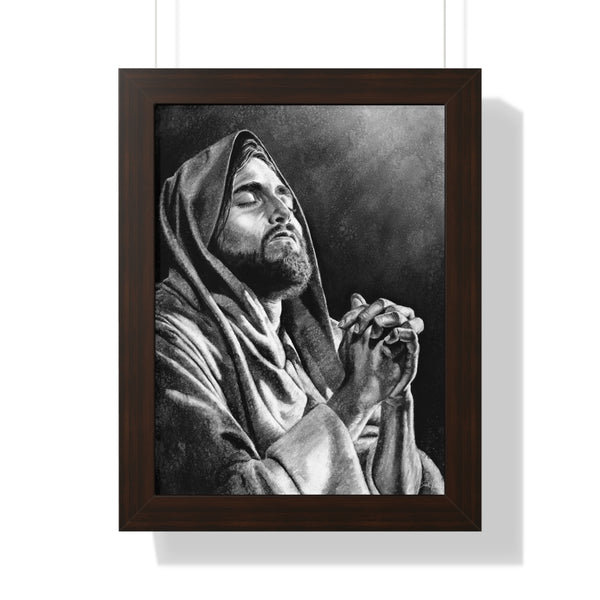 "Thy Will Be Done" Framed Paper Print