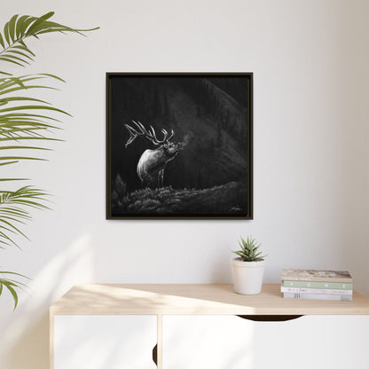 "Mountain Monarch" Framed Canvas