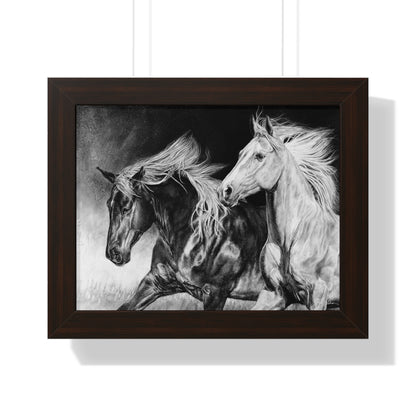 "Dynamic Duo" Framed Paper Print