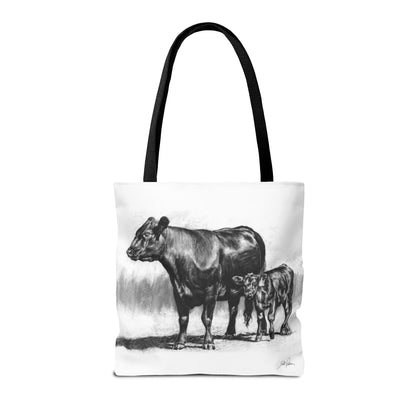 "Mama Cow & Calf" Tote Bag