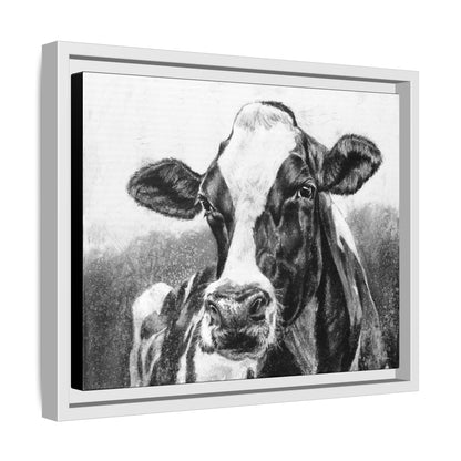 "Holstein" Framed Canvas