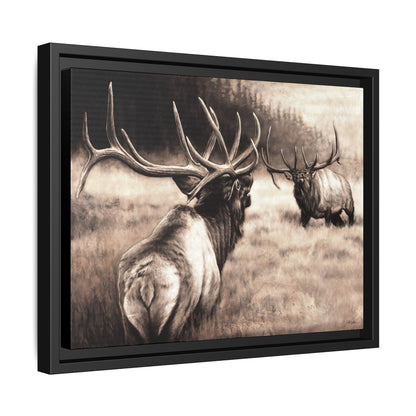 "Ready to Rumble" Framed Canvas