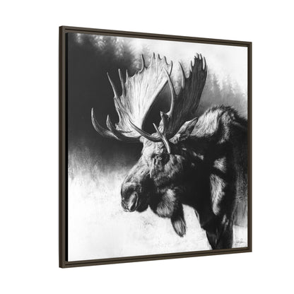 "Formida-bull" Framed Canvas