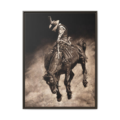 "Giddy Up" Framed Canvas
