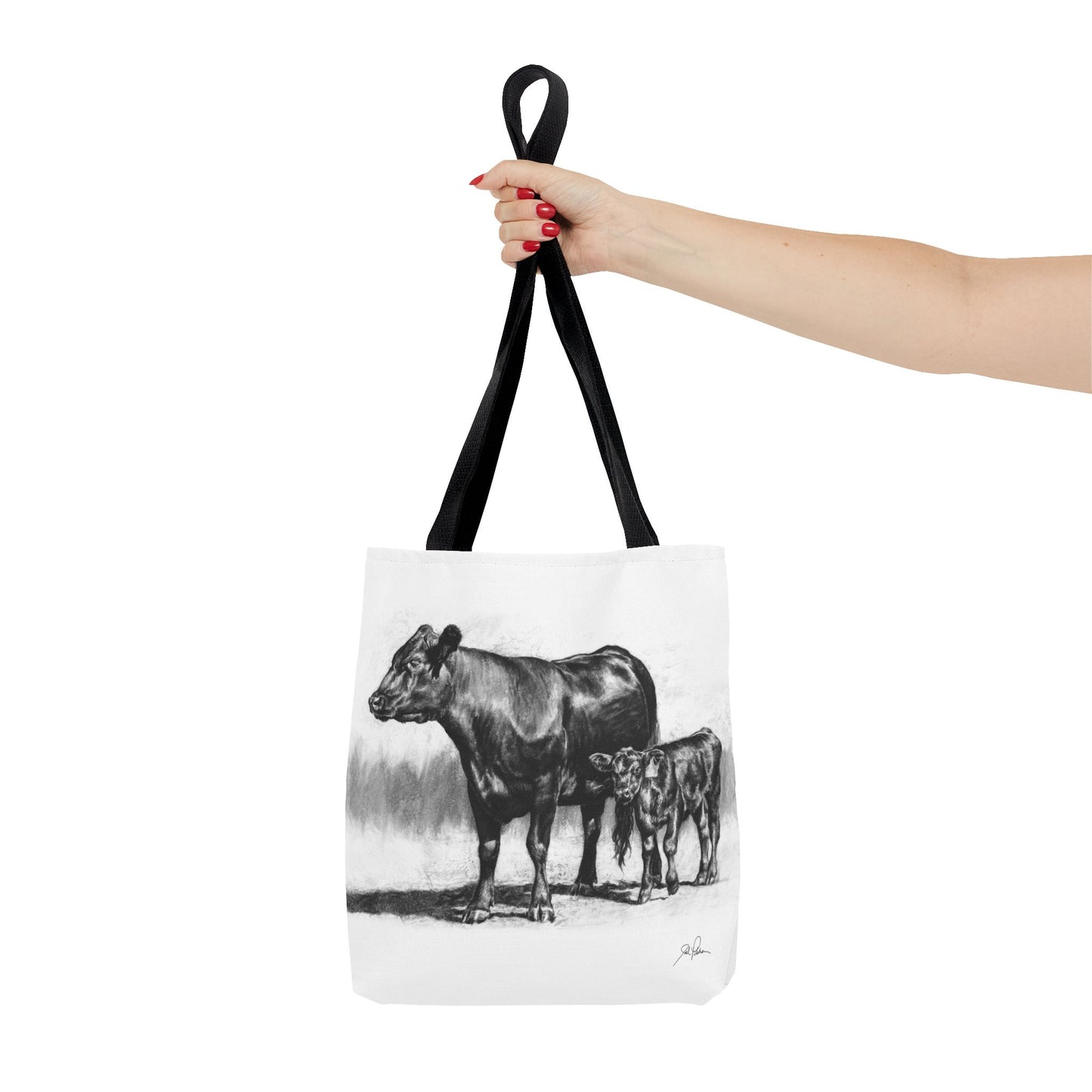 "Mama Cow & Calf" Tote Bag
