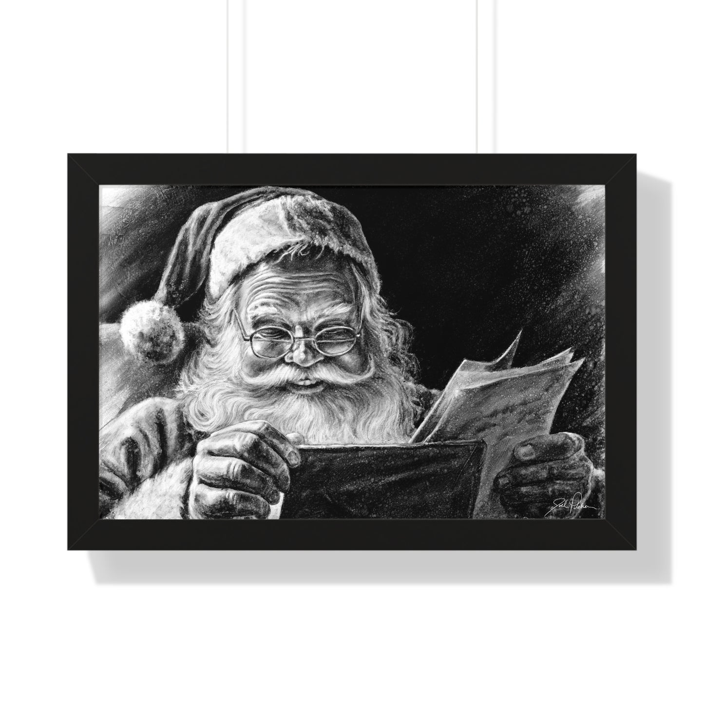 "Dear Santa" Framed Paper Print