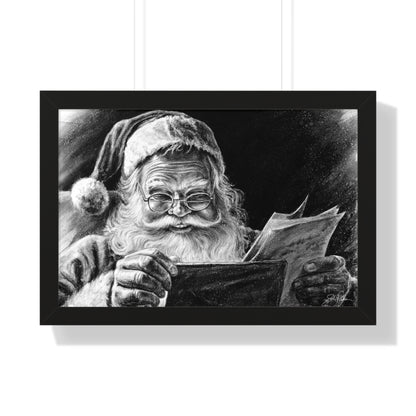 "Dear Santa" Framed Paper Print