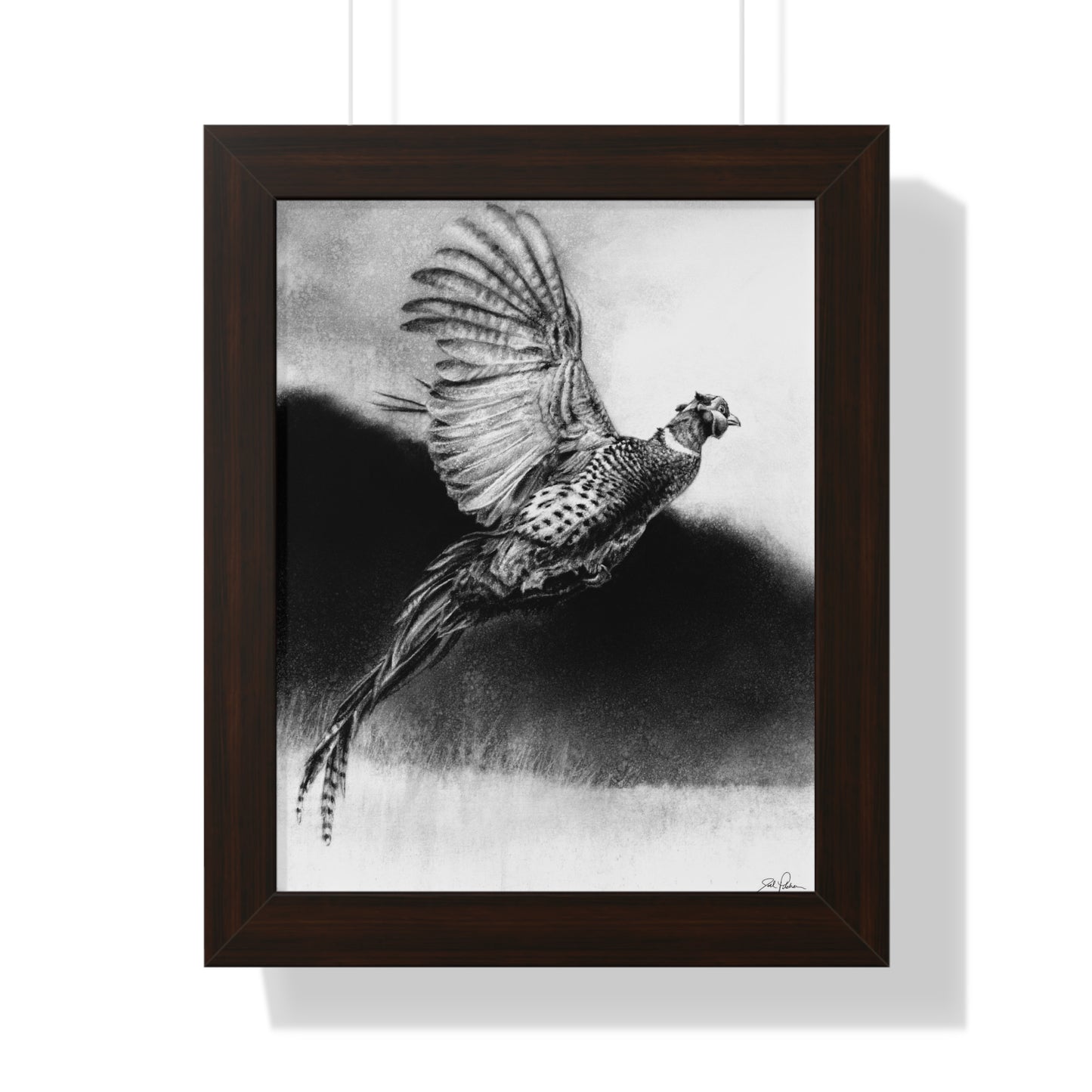 "Flushed" Framed Paper Print.