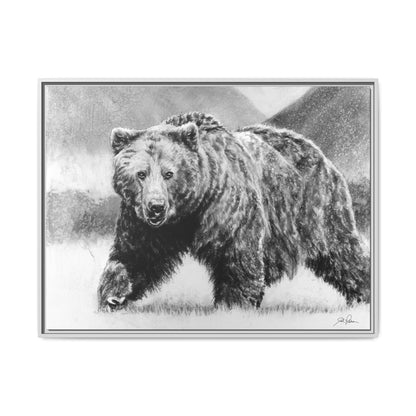Grizzly II" Framed Canvas