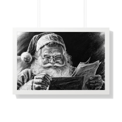 "Dear Santa" Framed Paper Print