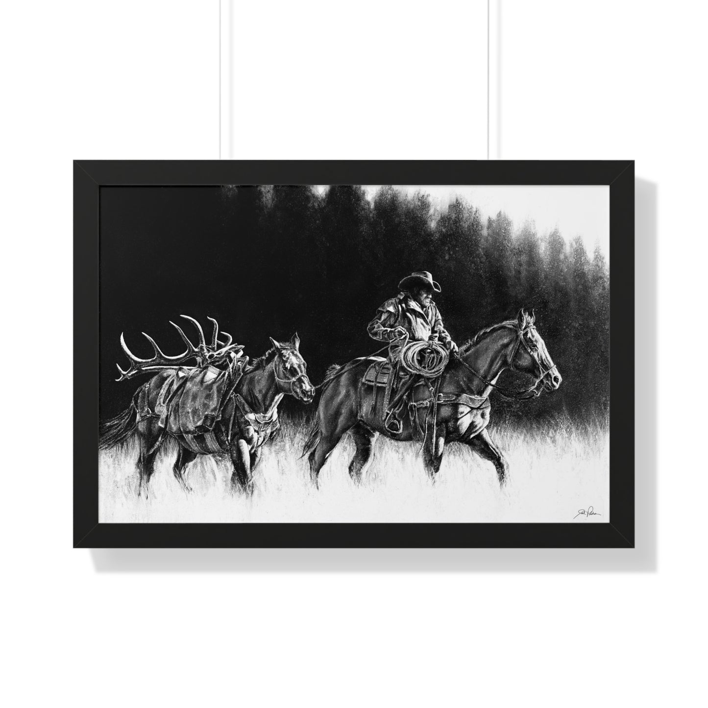 "The Long Haul" Framed Paper Print