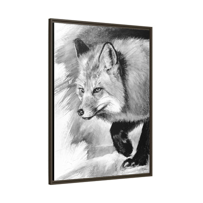 "Fox" Framed Canvas