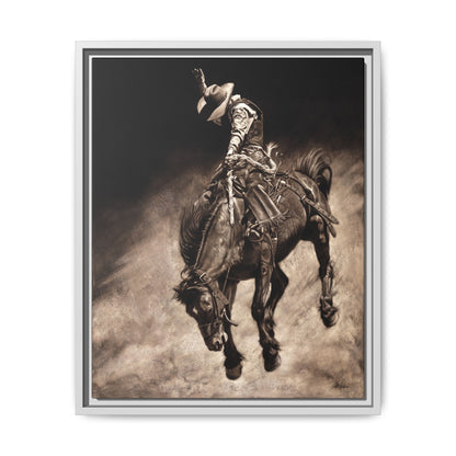 "Giddy Up" Framed Canvas