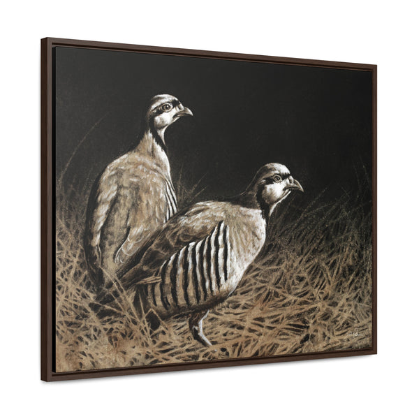 "Chukars" Gallery Wrapped/Framed Canvas