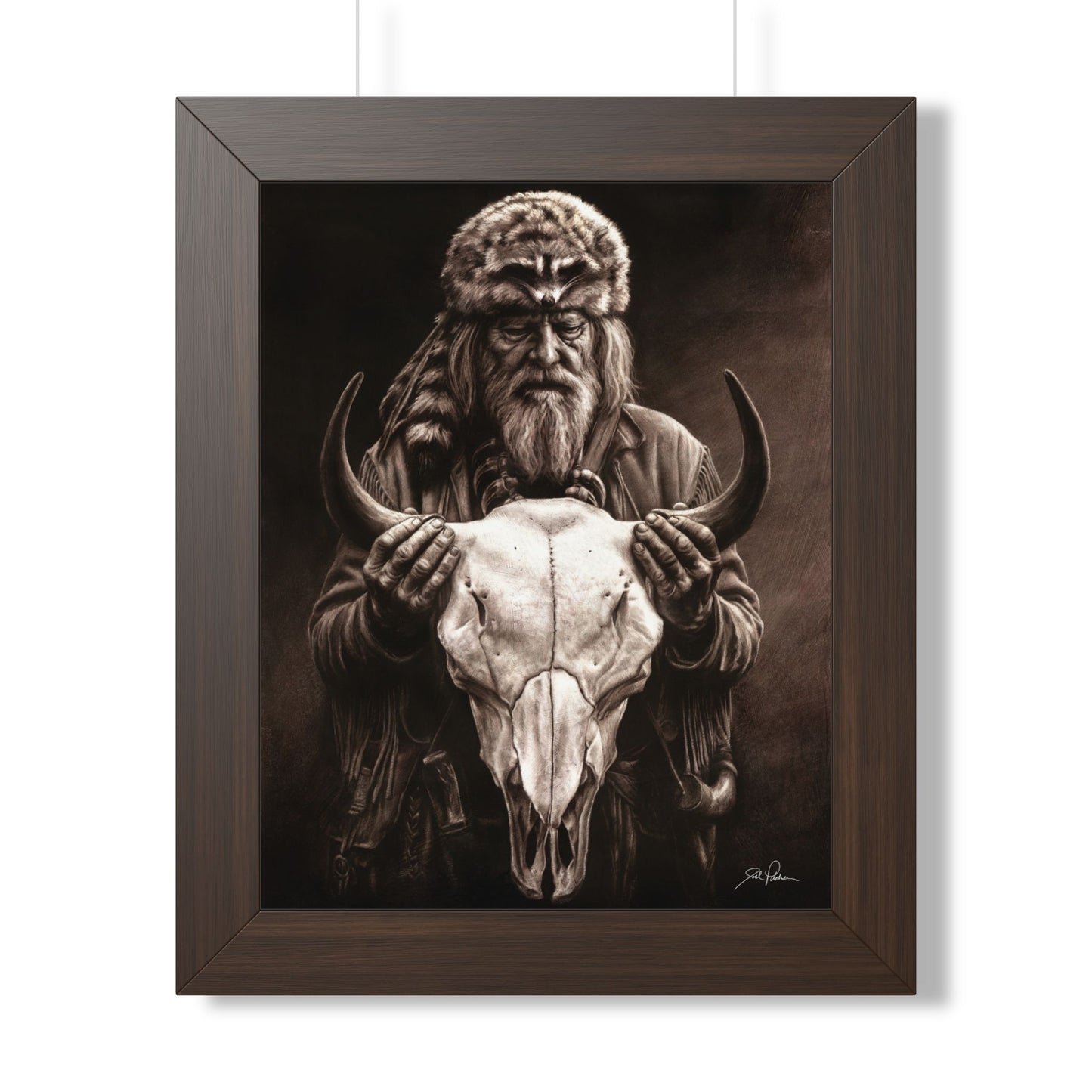 "Legends of the West" Framed Paper Print.