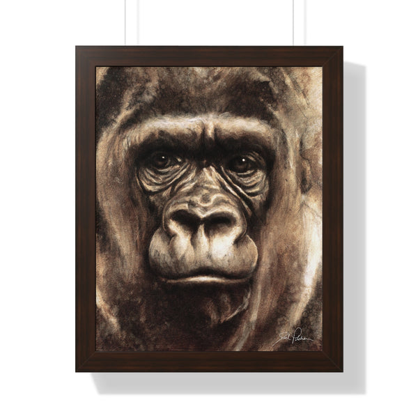 "Gorilla" Framed Paper Print