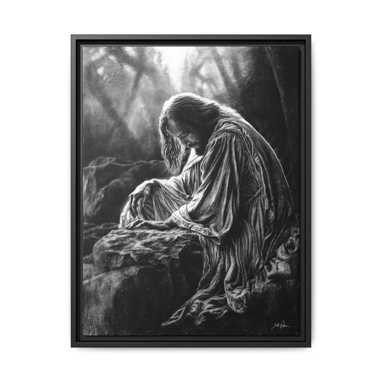 "Gethsemane" Framed Canvas