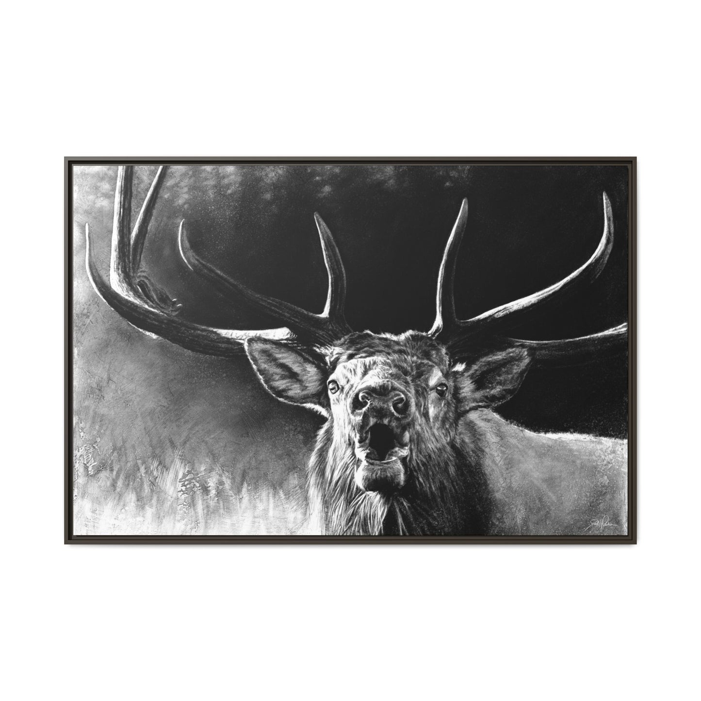 "Battle Cry" Framed Canvas