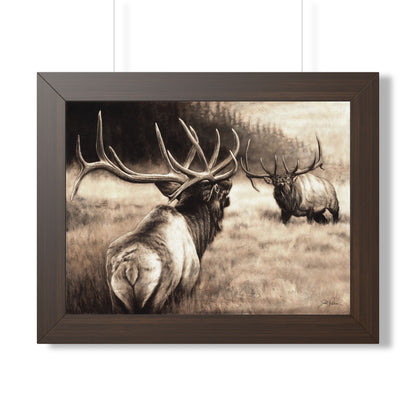 "Ready to Rumble" Framed Paper Print