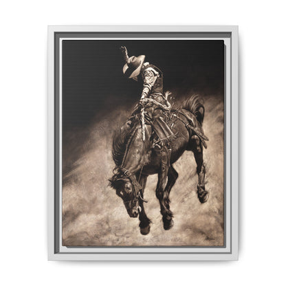 "Giddy Up" Framed Canvas