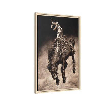 "Giddy Up" Framed Canvas