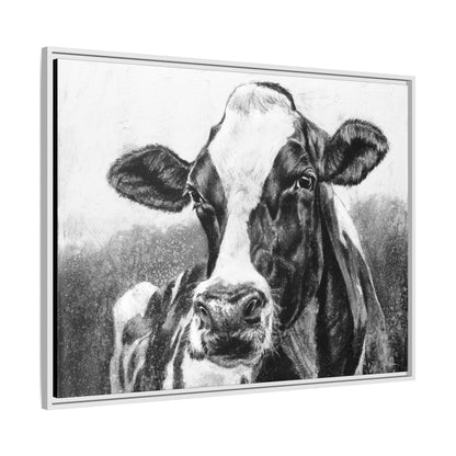 "Holstein" Framed Canvas