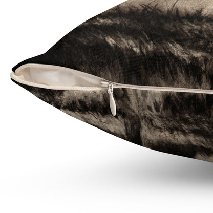 "Family Ties" Square Pillow.