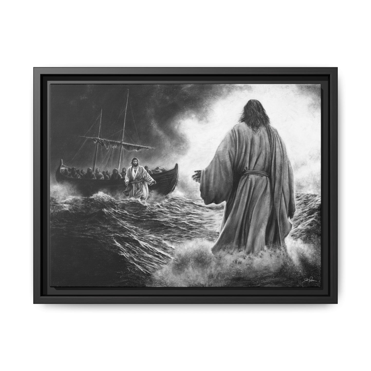 "Be Not Afraid" Framed Canvas