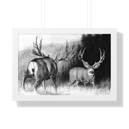 "Face Off" Framed Paper Print