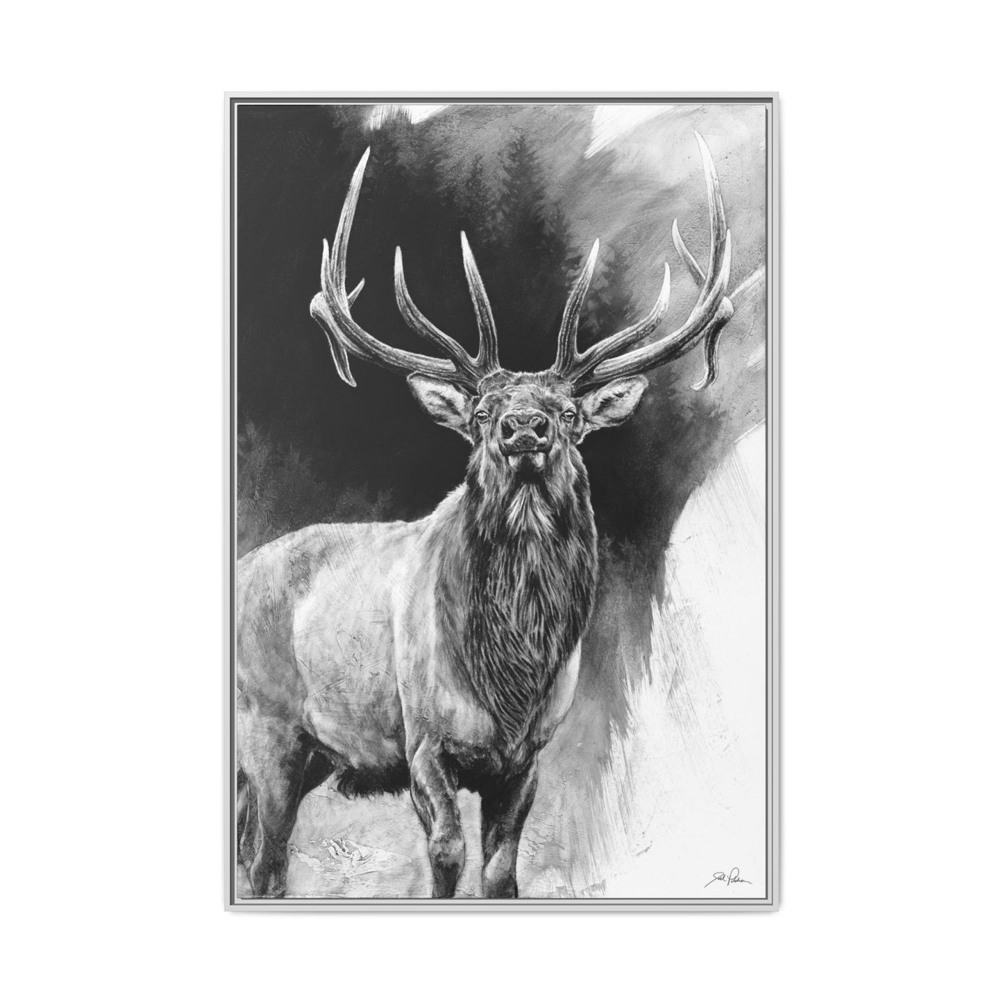 "Standing Tall" Framed Canvas
