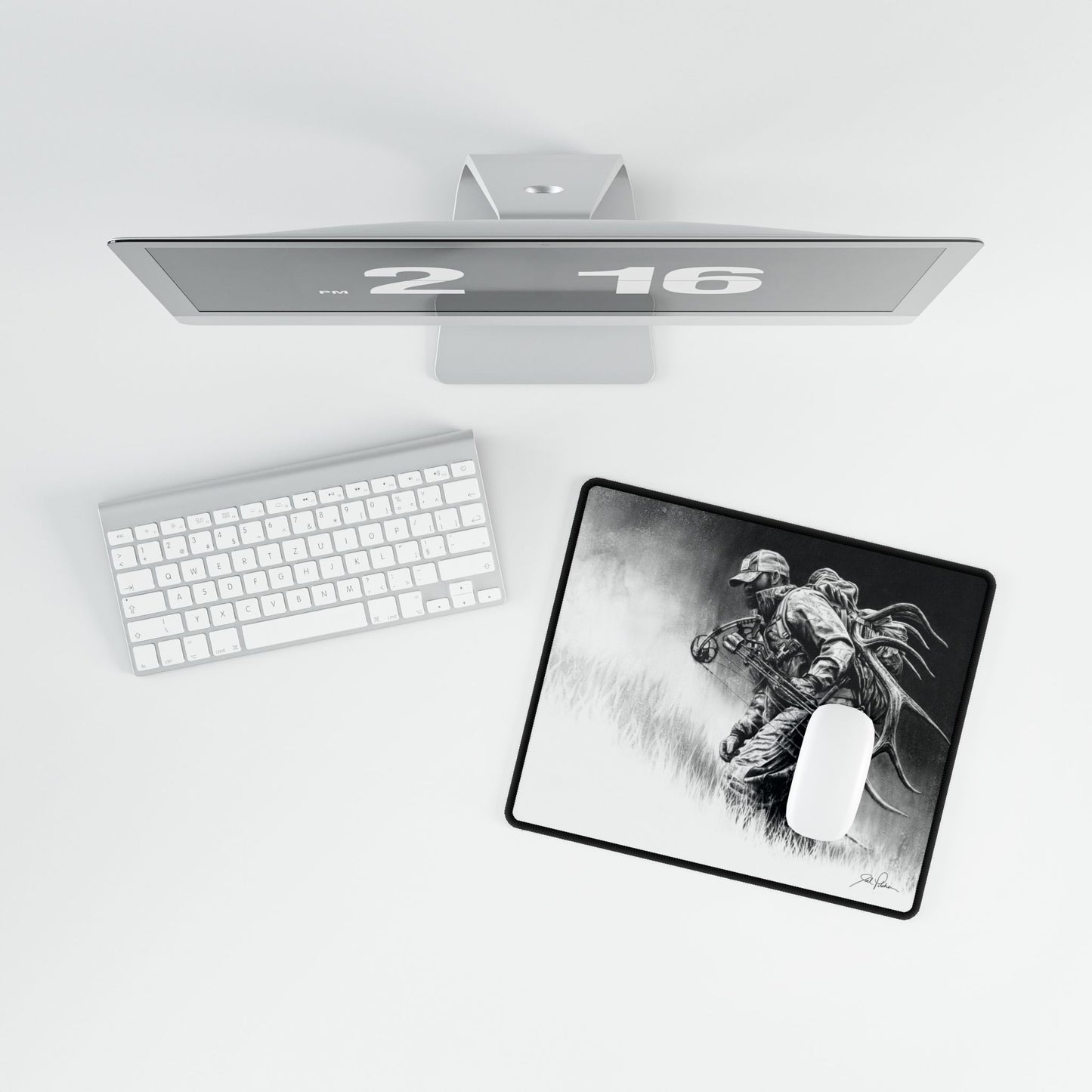 "Uphill Battle" Mouse Pad