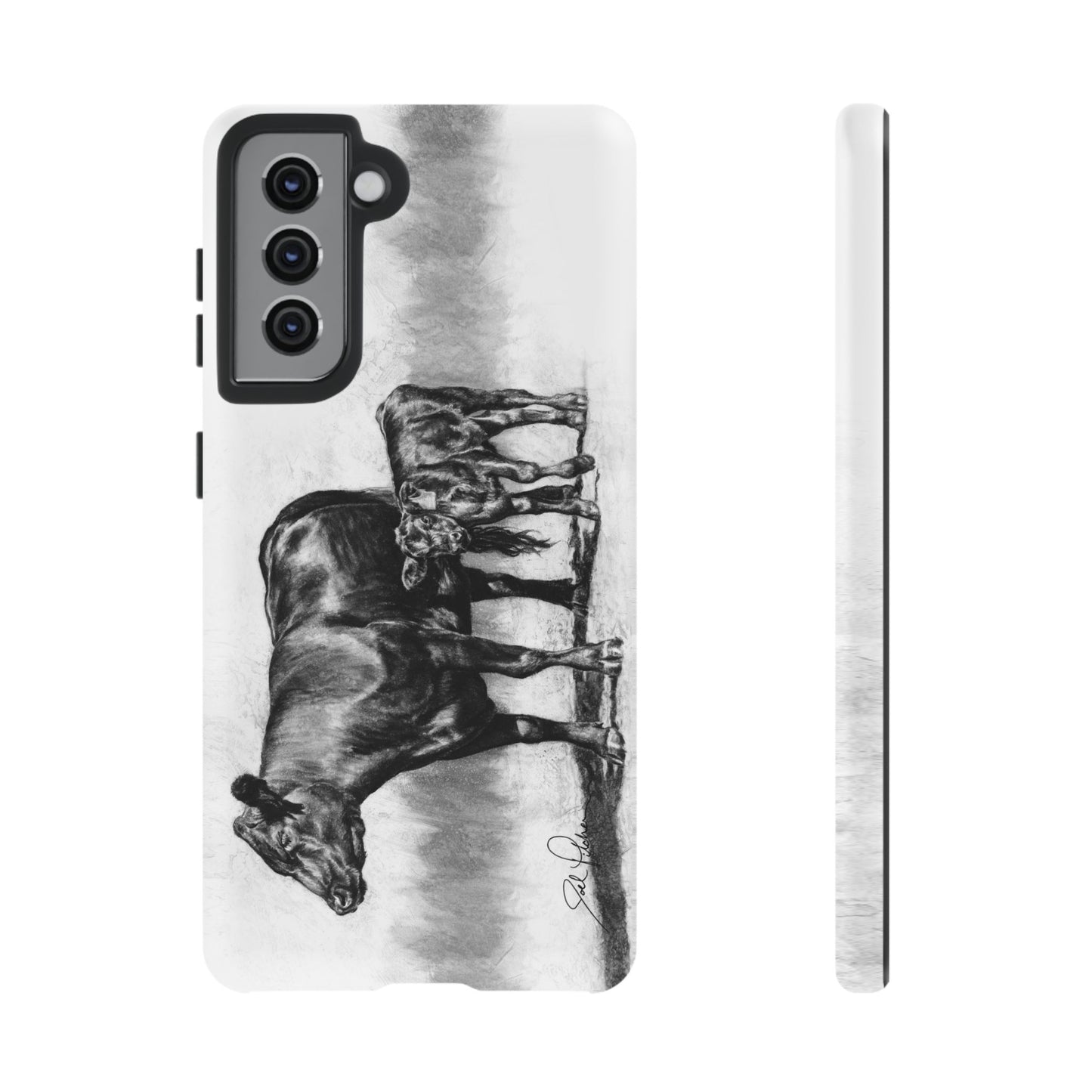 "Mama Cow & Calf" Smart Phone Tough Case